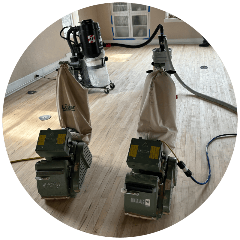 Flooring Company - Professional floor sanding equipment for a flawless finish