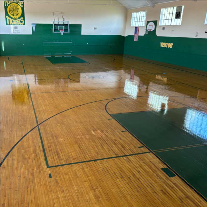 Gymnasium hardwood Floor Maintenance and Refinishing