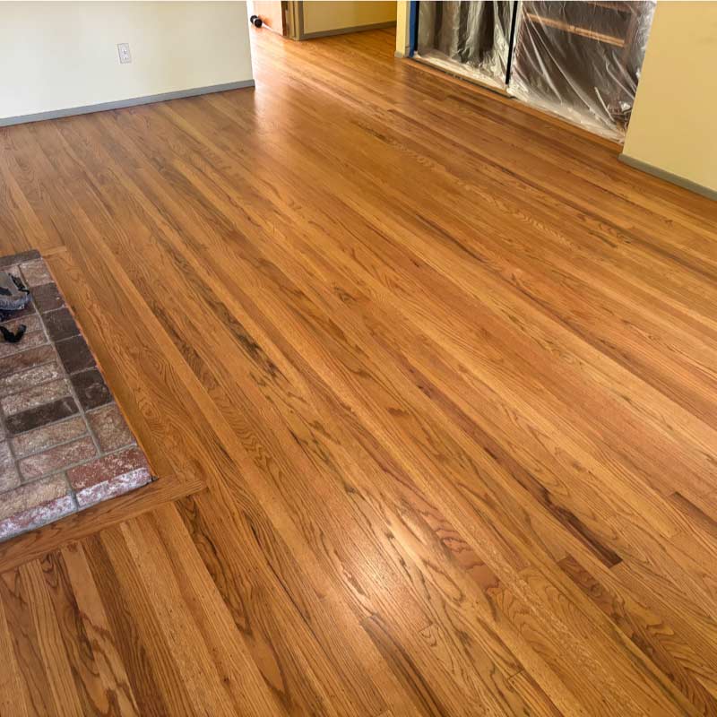 The beauty of natural wood. A freshly refinished floor adds warmth and character