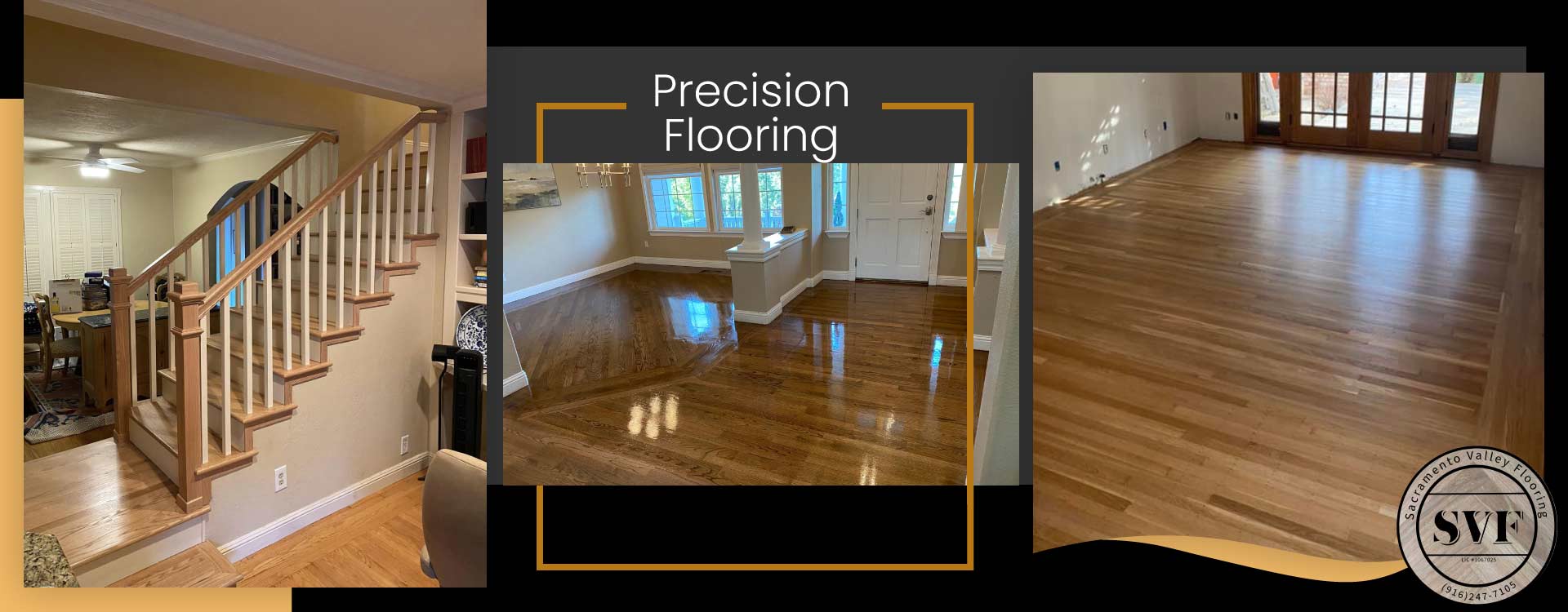 A wooden staircase with a white banister leading to a second floor